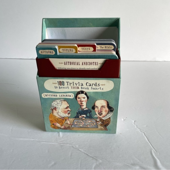 Lit Wit Deck: 100 Trivia Cards to Boost Your Book Smarts - Picture 2 of 5